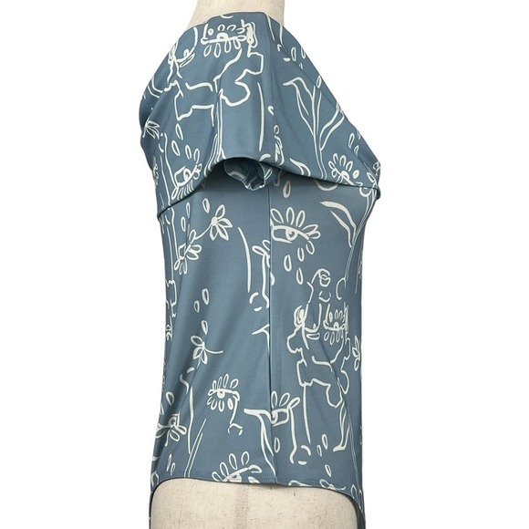 CHRISTINA MARTINEZ‎ OFF THE SHOULDER BODYSUIT WOMEN'S SIZE L NWT - Picture 9 of 16